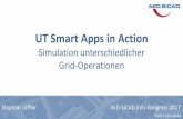 UT Smart Apps in Action - aed-sicad.de · 20.09.2017 EVU-Kongress 2017 3 Theoretisches Beispiel: Elektromobilität I Kabel (NAYY 4x150 mm2) Station KVS Hausanschluss („normal“)