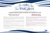 Willkommen bei Welcome to The Fish Deli · Fish Deli Special Platter Fisch Deli Spezial Platte N$ 179 A colourful mix of 2 Maki, 8 Special California Rolls, 2 Roses and 2 Sandwiches