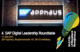 4. SAP Digital Leadership Roundtable · Von SAP über Outlook bis zu AutoCAD –mit einer äußerst schnellen Lernkurve führt NUIA bereits ab dem ersten Tag zu verbesserten Arbeitsbedingungen.