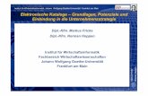 Einbindung in die Unternehmensstrategie Elektronische ... · 1 Markus Fricke Norman Hoppen Institut für Wirtschaftsinformatik, Johann Wolfgang Goethe-Universität Frankfurt am Main