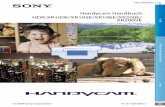 Handycam Handbuch HDR-XR100E/XR105E/XR106E/XR200E/ … · Inhalt Hilfreiche Aufnahmeverfahren Index Verwendung der Handycam Handbuch Im vorliegenden Handycam Handbuch finden Sie ausführliche