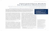 Datengetriebene Module für Predictive Maintenancedbis.eprints.uni-ulm.de/1491/1/...Predictive-Maintenance_productivity17... · Prädiktive Instandhaltung 21 Das Themengebiet Predictive
