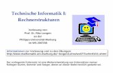 Technische Informatik I: Rechnerstrukturenloogen/Lehre/ws07/TechInf1/Folien/... · • von Neumann-Konzept: stored-program computer • Erfindung der Betriebssysteme • Familienkonzept