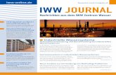 iww-online.de November 2006 | Ausgabe 26 IWW JOURNAL · 2 Aktuelles Die Ausschreibung zum ersten Internationa-len Mülheimer Wasserpreis 2006 (Muelheim Water Award 2006) ist erfolgt.