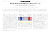 Wiederaufladbare Batterien - AK Prof. Holthausenholthausen.anorg.chemie.uni-frankfurt.de/joomla/attachments/article/31/Batterien... · VG'iederaufladbare Batterien 253 Die Elektrodc,
