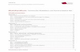 Modulhandbuch: Technische Redaktion und Kommunikation BA · Bachelorstudiengang Technische Redaktion und Kommunikation . 4. Fakultät 05 . Modulhandbuch Stand: 03/2018 . Beschreibungen