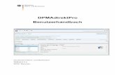 DPMAdirektPro Benutzerhandbuch · DPMAdirektPro Seite 1 Dieses Dokument beschreibt die Installation und Nutzung der Software DPMAdirekt-Pro zur Erzeugung, Überprüfung und Versendung