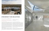 FREIHEIT IM RASTER - waechter-architekten.de · Die Architektur des neuen AIZ-Gebäudes sollte das Lernen nicht linear, sondern neugierig suchend, offen und reflektierend abbilden.