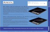 BS-1000 LAN Empfänger für Multi Logging System · AREXX Engineering • T +31 (0)38 454 2028 • F +31 (0)38 452 4482 • info@arexx.nl • RPT-7700/BS-1000 Measurement technology