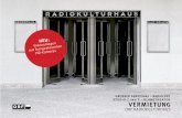 VERMIETUNG · Das ORF RadioKulturhaus ist ein innovativer Ver-anstaltungsort im Schnittpunkt zwischen Wissen-schaft, Wirtschaft und Kunst. Angepasst an Ihre