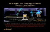 Booster für Ihre Business- Kommunikation · Booster für Ihre Business-Kommunikation Mitel 600 DECT Phones Ihr ganz persönlicher Assistent für Ihre Kommunikation Kommunikation