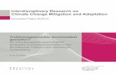 Interdisciplinary Research on Climate Change Mitigation ... fileInterdisciplinary Research on Climate Change Mitigation and Adaptation Discussion Paper 05/2012 Treibhausgasmärkte