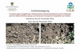 Ackerbautagung - gkb-ev.de · (3) KAK ist die Summe an basischen und sauren Kationen, die eine bekannte Bodenmenge unter bestimmten Bedingungen austauschbar binden kann. (4) S- Wert