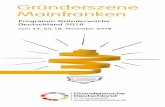Programm Gründerwoche Deutschland 2018 - wuerzburg.ihk.de · marketing, WebShop, Datenschutz oder Fördermittel für digitale Gründungsideen – wir zeigen Ihnen, wie Sie die Herausforderungen