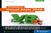 Einstieg in Visual Basic 2019 – Ideal für Programmieranfänger · 17 Kapitel 1 1 Einführung In diesem Kapitel erlernen Sie anhand eines ersten Projekts den Umgang mit der Entwicklungsumgebung