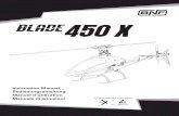 32111.1 Blade 450 X DE - spektrumrc.com · Der Blade 450 X verfügt über den Spektrum AR7200BX 7-Kanalempfänger mit integrierter BeastX Flybarless-Technologie. Der Spektrum AR7200BX