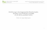 Einführung in die Angewandte Bioinformatik: Struktur von ...ls11- · Einführung in die Angewandte Bioinformatik 2010 Prof. Dr. Sven Rahmann, Informatik 11 2 Beschreibung und Vorhersage