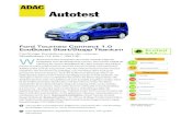 Autotest - ADAC: Allgemeiner Deutscher Automobil-Club · Autotest Ford Tourneo Connect 1.0 EcoBoost Start/Stopp Titanium Fünftürige Kombilimousine der unteren Mittelklasse (74 kW