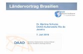 Dr. Martina Schulze DAAD-Außenstelle Rio de Janeiro 7 ... · PDF fileLändervortrag Brasilien Dr. Martina Schulze DAAD-Außenstelle Rio de Janeiro 7. Juli 2016