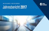 WAS UNS BEWEGT • WAS WIR BEWEGEN Jahresbericht 2017 · jektes „Dialog: Mehr Klimaschutz mit Schienen-verkehr“ die Potenziale des Schienenverkehrs für eine spürbare Treibhausgasreduktion
