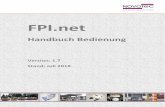 FPI - novotec.org · FPI.net 4.1806.8 Handbuch Bedienung – Stand Juli 2018 Die in diesem Handbuch enthaltenen Angaben und Daten können ohne vorherige Ankündigung