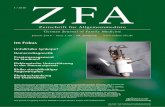 ZFA 1 2018 - online-zfa.de · Z FA Zeitschrift für Allgemeinmedizin German Journal of Family Medicine Januar 2018 – Seite 1-48 – 94. Jahrgang  1 / 2018