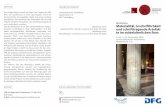 Materialität, Inschriftlichkeit und schrifttragende ... · Materiale textkulturen Workshop Materialität, Inschriftlichkeit und schrifttragende Artefak-te im mittelalterlichen Rom