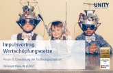 Impulsvortrag Wertschöpfungsnetze - its-owl.de · © UNITY Impulsvortrag Wertschöpfungsnetze Forum 6: Erweiterung der Technologieplattform Christoph Plass, 06.12.2017