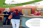 Ausgabe 01/2016 Blickpunkt Gesundheit · · Alle gängigen Allgemein- und Regional-anästhesieverfahren · Betreuung im Aufwachraum und in der Überwachungseinheit · Postoperative