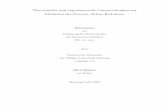 Theoretische und experimentelle Untersuchungen zur ...archiv.ub.uni-marburg.de/diss/z2004/0062/pdf/dok.pdf · Theoretische und experimentelle Untersuchungen zur Inhibition des Enzyms