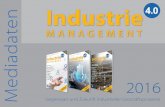 Industrie 4.0 Mediadaten - erp-management.de · Industrie 4.0 Management bietet eine im deutschen Fachzeit-schriftenmarkt einzigartige Sicht auf alle industriellen Geschäfts - prozesse.
