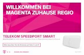 Telekom Speedport Smart · Voraussetzung für eine Erfolgreiche Einrichtung 3 Wenn Sie Ihren Speedport Router bereits an einem bestehenden Anschluss verwendet und/oder erste Einstellungen
