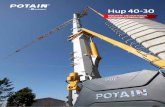 Hup 40-30 - Manitowoc Cranes Home/media/Files/MTW Direct/Potain... · Das klassenbeste kompakte Paket eignet sich ideal für Baustellen mit beengtem Arbeitsraum: 14 m (45 ft) lang