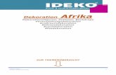Afrika - Themenübersicht - 2018 · IDEKO GMBH AFRIKA DEKORATIONEN 3 Pos.1.0 Kulisse „Serengeti“ Format ca. 10m Länge x 420cm Höhe