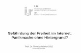 Gefährdung der Freiheit im Internet: Panikmache ohne ... · artikel 28 Fachkompetenz im Bereich der Rechtsdurchsetzung, Informationen und interne Koordinierung (1) Jede Vertragspartei