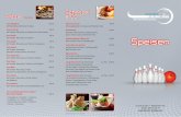 SSchnitzelchnitzel SSchnitzel P - bavaria-bowling.com · Bar & Restaurant. SSnacksSnacks SSalatSalat BBurgerBurger Beilagensalat 4,10 € Kleiner bunter Salatteller Salat „Mediterran“