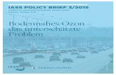 Bodennahes Ozon – das unterschätzte Problem · 12 Proposal for a Regulation on requirements relating to emission limits and type-approval for internal combustion engines for non-road