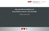 Modulhandbuch Fachbereich Technik - cas.dhbw.de .Besonderheiten und Voraussetzungen Besonderheiten