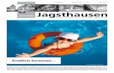 Endlich Sommer - jagsthausen.de · Mittwoch, den 1. Juli 2015 Seite 2 Jagsthausen Nummer 27 Amtliche Bekanntmachungen Windpark Harthäuser Wald Information zu Vollsperrungen für