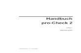 Handbuch pro-Check 2 - gripsware.de · gespeichert wurden (ppl-Dateien). pro-Check bietet Ihnen (in Zusammenarbeit mit pro-Plan4): Überwachung aller Notizen mit Termin in allen aktiven