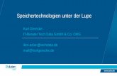 Kurt Gerecke IT-Berater Tech Data GmbH & Co. OHG ibm-azlan ...konferenz.dlr.de/pages/storage2016/present/1. Konferenztag/02_16_06_16... · Eine Zeitreise vom Anfang der magneto-motorischen