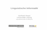 Linguistische Informatikasv.informatik.uni-leipzig.de/uploads/document/file_link/504/LI11...Morphologie 2 Prof. Dr. G. Heyer Modul Linguistische Informatik 1) Klassifikation lern +