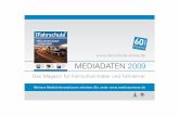 MEDIADATEN 2009 - mediacentrum.de · (Rabatt: 1 Blatt = 1/1 Anzeigenseite) Einhefter bitte im unbeschnittenen Format von 213 mm Breite und 285 mm Höhe (gefalzt) anliefern. Zweiseitige