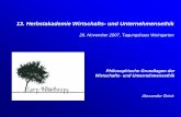 26. November 2007, Tagungshaus Weingarten · (Anthropologie) 2. Moral und Ethik Naturalistischer und normativistischer Fehlschluss Schluss vom Sein auf das Sollen (naturalistischer