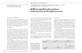 Ellengelenknahe Unterarmfrakturen - Springer · Abb. 2 8 Olekranonfraktur Typ D im Rahmen einer Monteggia-Fraktur (a,b), proximale lange Schraube, durch Umbiegen des ersten Plattenlochs