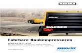 Fahrbare Baukompressoren - ehlgoetz.de · Die innovative Kompressor steuerung SIGMA CONTROL MOBIL ist einfach zu bedienen und führt dank perfekter Abstimmung von Antriebsmotor und