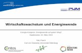 Wirtschaftswachstum und Energiewende - izes.de · niko.paech@uni-oldenburg.de   Wirtschaftswachstum und Energiewende Energie-Kongress: Energiewende auf gutem Weg?