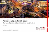 Asien ex Japan Small Caps - best-for-finance.de · Quelle: HSBC Global Asset Management, Bloomberg (Aktienrenditen), IMF World Economic Outlook (BIP Wachstum), Dezember 2012. Die