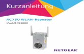 AC750 WLAN-Repeater Modell EX3800 – Kurzanleitungdownloads.cdn.re-in.de/1300000-1399999/001367484-an-01-de-KURZ_NETGEAR... · 5 Beschreibung der LEDs LED für die Routerverbindung