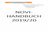NOVI- HANDBUCH 2019/20 - ursulinen.tsn.at · (einschließlich Praktikum) 2 8 Mathematik 3 12 Biologie und Umweltkunde 2 1 7 Chemie - 2 4 Physik - 2 6 Haushaltsökonomie und Ernährung
